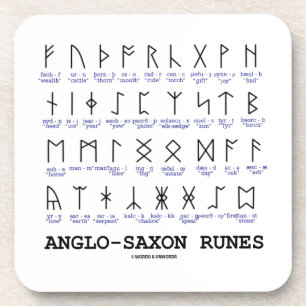 Porta-copo Runes anglo-saxões (criptografia da linguística)