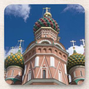 Porta-copo Rússia, Moscou, Praça Vermelha. Basílica de São Ba