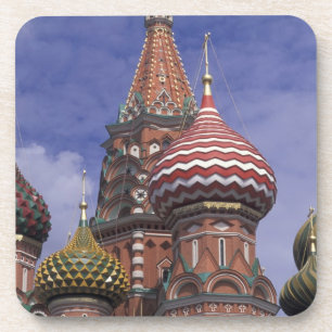 Porta-copo Rússia, Moscou, Praça Vermelha. famosas cebolas de