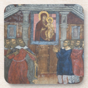 Porta-copo Rússia, Yaroslavl, afresco na Catedral de S.