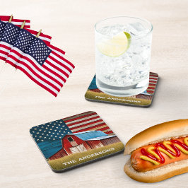 Porta-copo Rustic Americana Signature