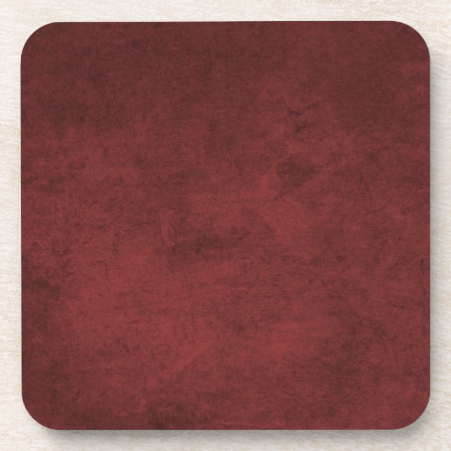 Porta-copo Rustic Dark Red Burgundy (Frente)