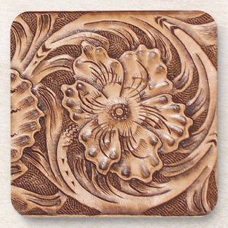Porta-copo Rustic Western Tool Leather