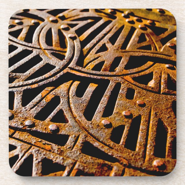 Porta-copo Rusty Grate (Frente)