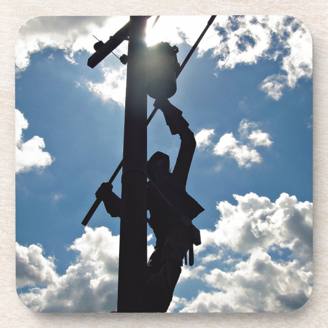 Porta-copo Rusty the Lineman (Frente)