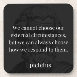 Porta-copo Sabedoria de Epictetus: empoderamento através da r