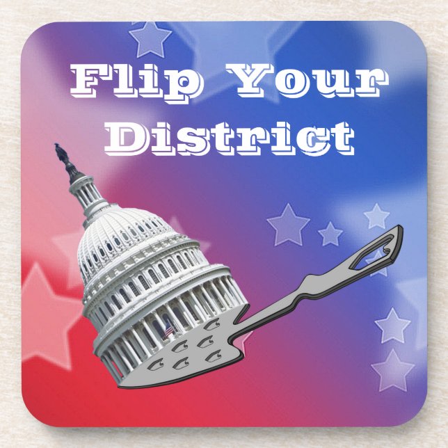 Porta-copo Sacudir Do Voto Do Seu Distrito 2026 (Frente)