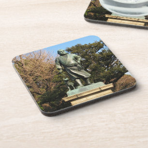 Porta-copo Saigo Takamori (O Último Samurai) & Estátua De Cac