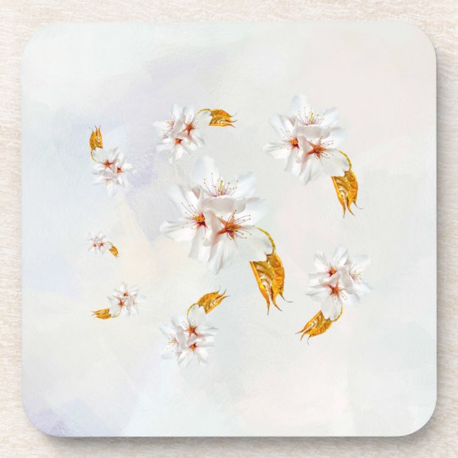 Porta-copo Sakura - cereja japonesa floresce (Frente)