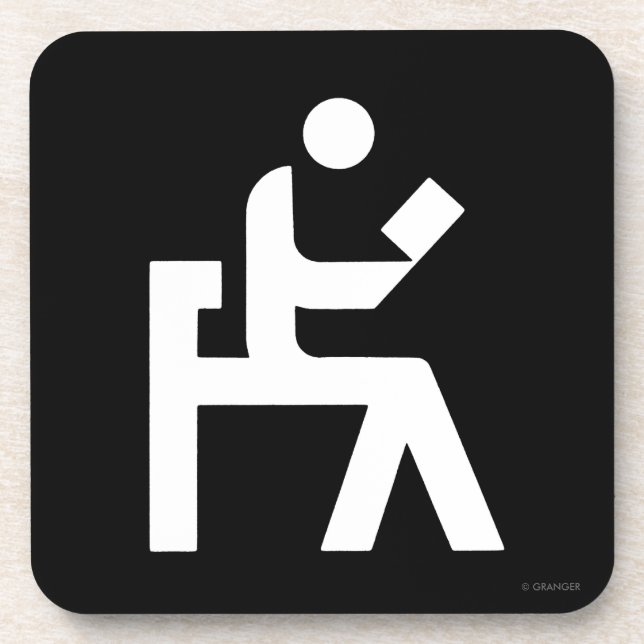 Porta-copo Sala de leitura da biblioteca (Frente)