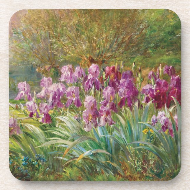 Porta-copo Salgueiros e Íris junto a um Riacho (Frente)