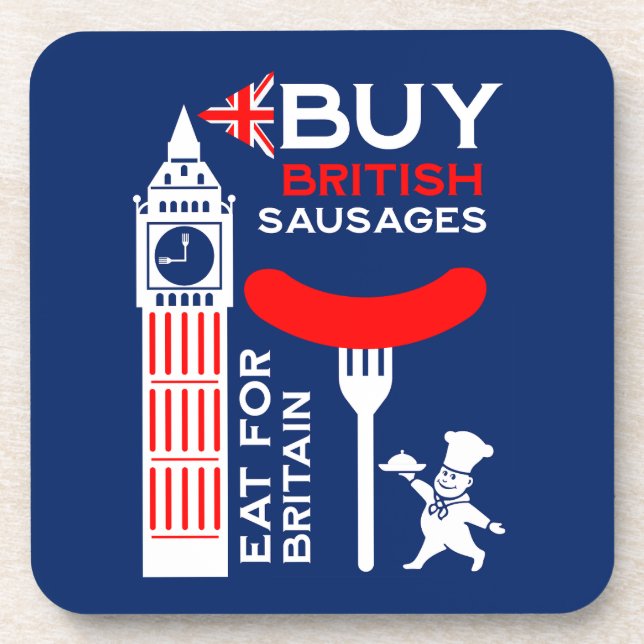 Porta-copo Salsicha Britânica E Mash Kitchen (Frente)