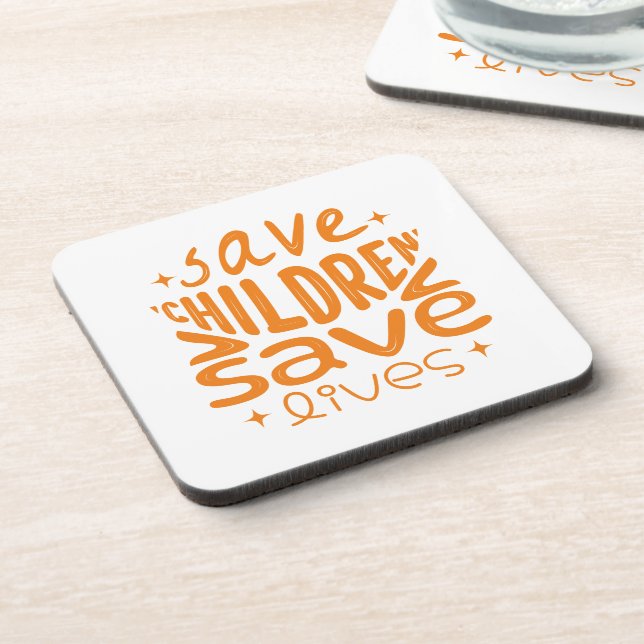 Porta-copo Salvar Filhos, Salvar Vidas (Left Side)