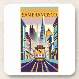 Porta-copo San Francisco California Art Deco