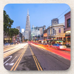 Porta-copo San Francisco North Beach Motion Blur Traffic