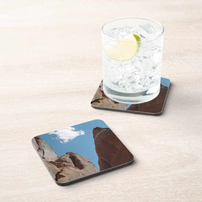 Porta-copo Sandstone Rock Fins Utah Desert Photo (Lado Direito)