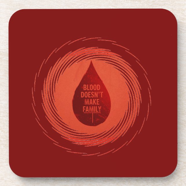 Porta-copo Sangue não faz família (Frente)