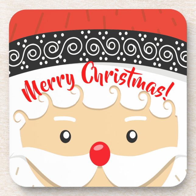 Porta-copo Santa Claus Selfie (Frente)