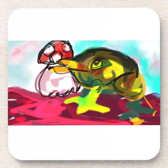 Porta-copo Sapo Mushroom (Frente)