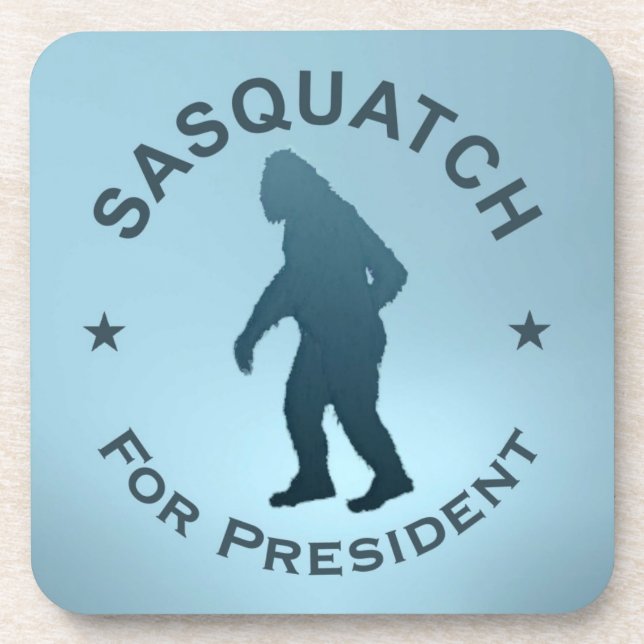 Porta-copo Sasquatch Para Presidente (Frente)