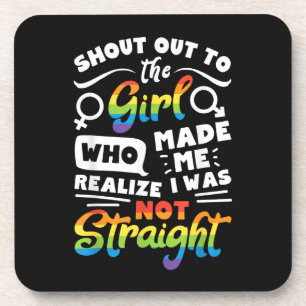 Porta-copo Saudação à Garota Orgulho Lésbico LGBT Camiseta G