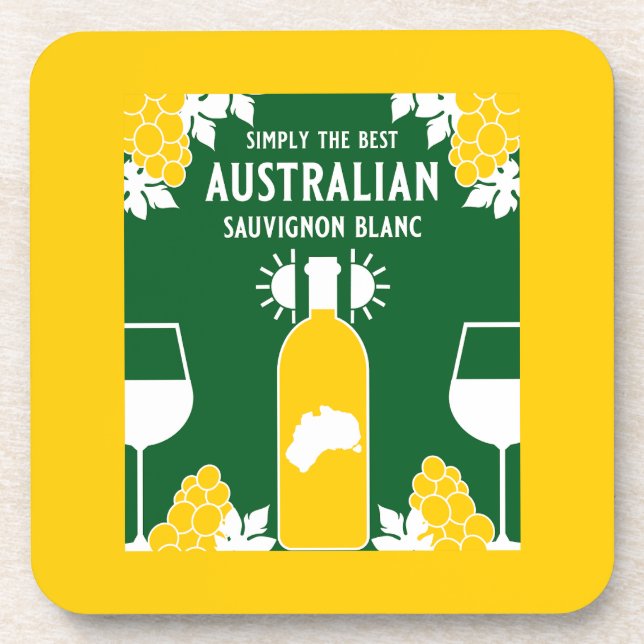 Porta-copo Sauvignon Blanc Wine Drinker (Frente)