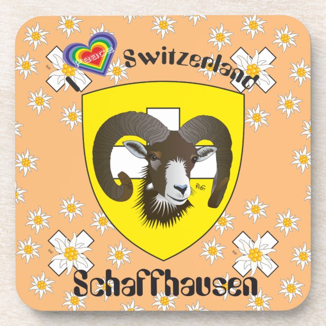 Porta-copo Schaffhausen - Schweiz - Suisse - Svizzera (Frente)