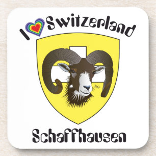 Porta-copo Schaffhausen Suíça base para copos de cortiça