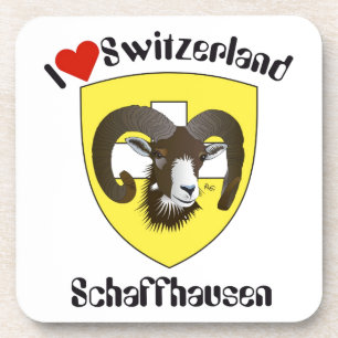 Porta-copo Schaffhausen Suíça base para copos de cortiça