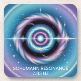 Porta-copo Schumann Resonance 7.83 Hz Plastic Coaster Set