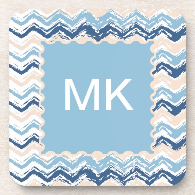 Porta-copo Scribble ZigZag na costa (Frente)