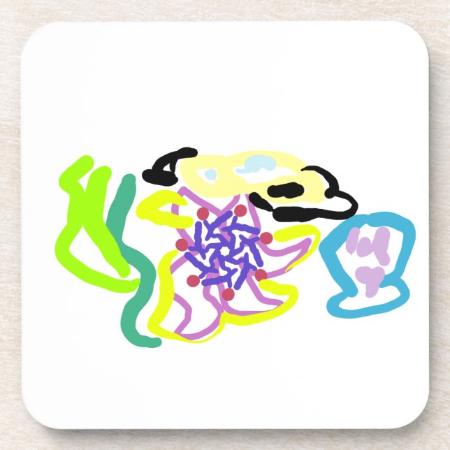 Porta-copo Seashell and starfish (Frente)