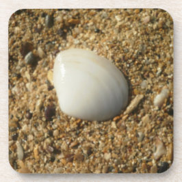 Porta-copo Seashell na praia