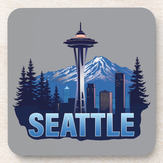 Porta-copo Seattle Washington United States of America (Frente)