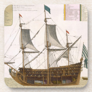 Porta-copo Seção através de um navio de primeira ordem