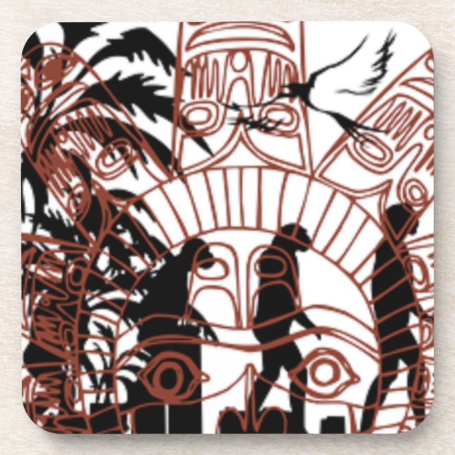 Porta-copo Segunda Design de Trabalhadores do Turno (Frente)