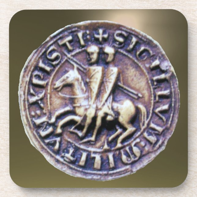 Porta-copo SELO DA cinza MODELO KNIGHTS (Frente)