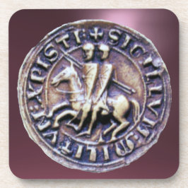 Porta-copo SELO DA Gema KNIGHTS TEMPLAR, púrpura