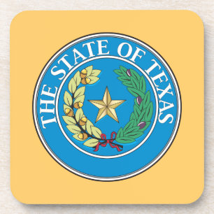 Porta-copo Selo do estado do Texas