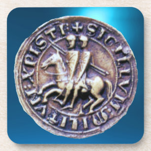 Porta-copo SELO DO MODELO KNIGHTS - GEM - azul