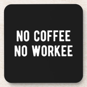 Porta-copo sem café sem trabalho