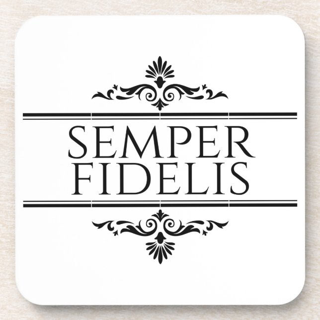 Porta-copo Semper Fidelis (Frente)