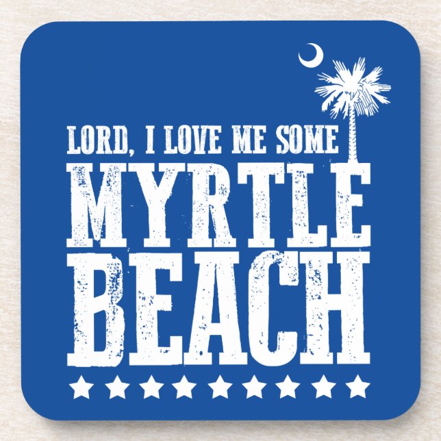 Porta-copo Senhor, eu amo-me algum Myrtle Beach (Frente)