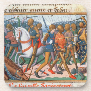 Porta-copo Senhora Franco 5054 f.11 a batalha de Agincourt,