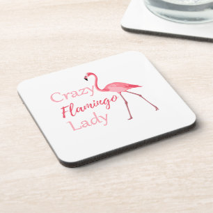 Porta-copo Senhora louca Engraçado Flamingo do flamingo