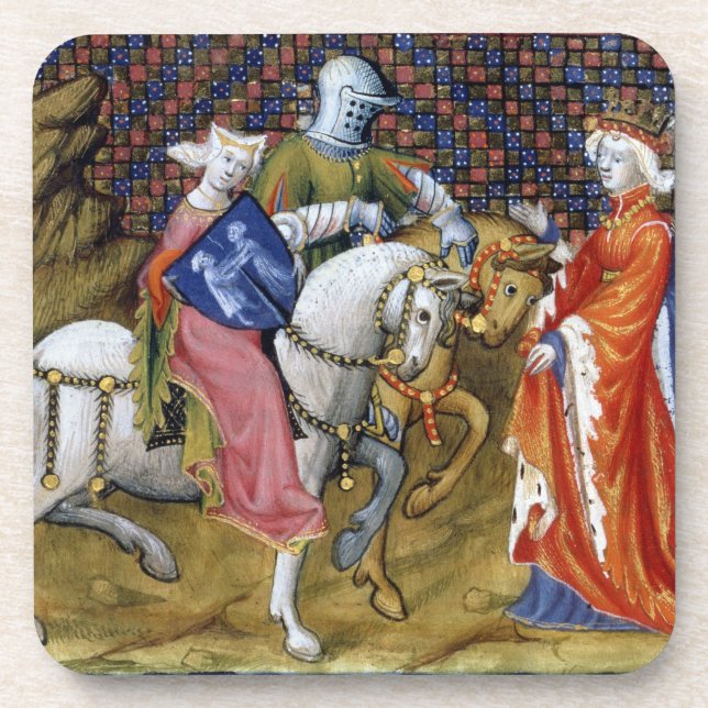 Porta-copo Senhora quadro 120 a senhora do lago que encontra (Frente)