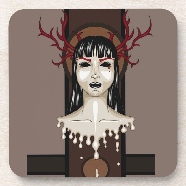 Porta-copo Senhorita D. (Frente)