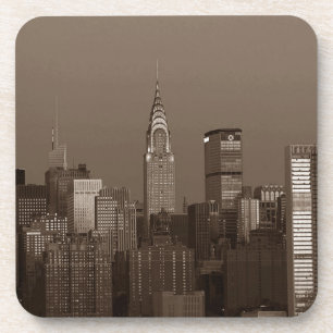 Porta-copo Sepia Nova Iorque Skyline