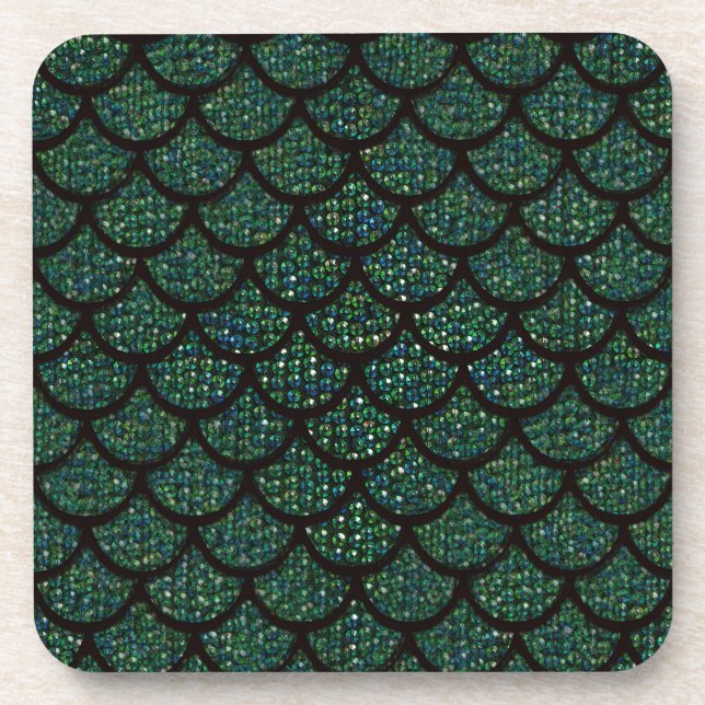 Porta-copo sequin mermaid (Frente)