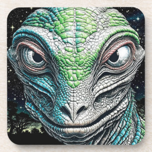 Porta-copo Ser humano lagarto alienígena ser extraterrestre r
